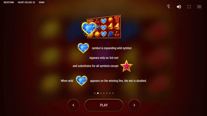 Heart Deluxe 2x - szimbólumkészlet: hetes, csengő, gyümölcsök